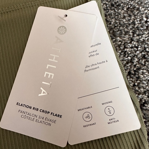 Athleta rib crop elation flare - Picture 4 of 11